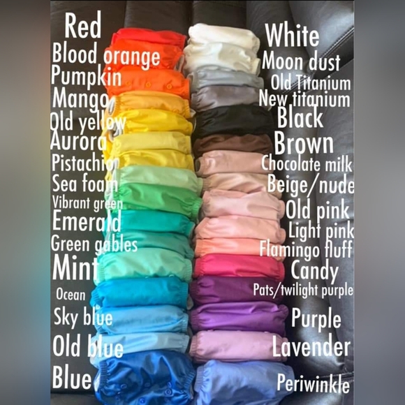 Blood Orange Cloth Diaper - Picture 3 of 3